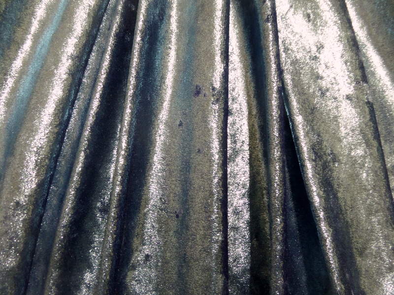 8.Cobalt Crushed metallic Velvet